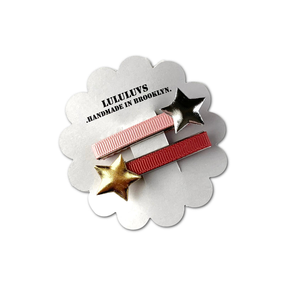 Star Clips, Muted Rose