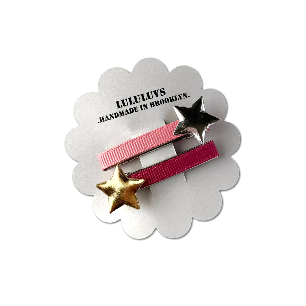 Star Clips, Rose Pink