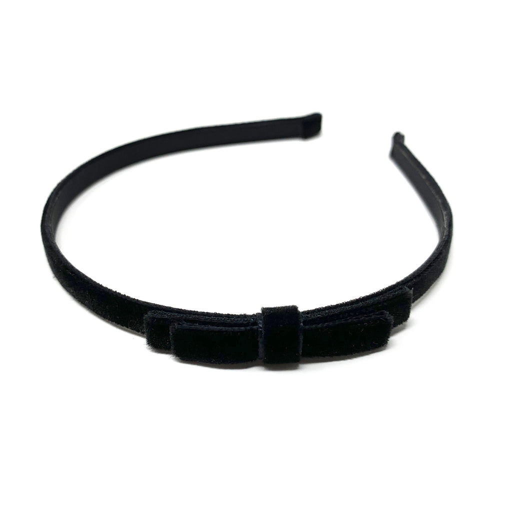 Velvet Headband, Black