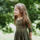 Velvet Headband, Ivory