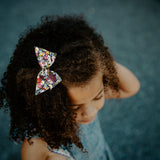 Baby Tied Bow, Liberty of London Pink Daisies
