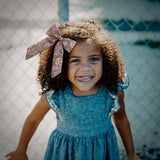 Classic Bow, Liberty Pink Daisies