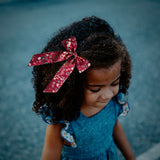 Classic Bow, Liberty of London Burgundy Floral