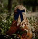 Big Velvet Bow, Navy