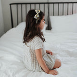 Liberty Bow Headband, Muted Yellow Floral