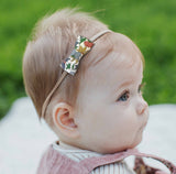 Itty Bitty Bow, Liberty of London Blue Floral
