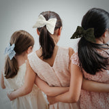 Eyelet Bows, Yellow/Olive Bundle Set