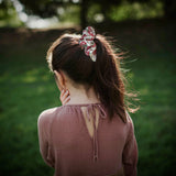 Scrunchie, Liberty Red/Ivory Floral