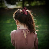 NEW! Scrunchie, Liberty Burgundy Floral