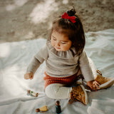 Skinny Ribbon Pigtail Bows, Red