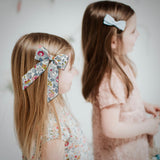 Classic Bow, Liberty Dusty Blue Floral