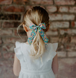 Classic Bow, Liberty Navy/Pink Floral