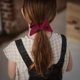 Baby Tied Bow, Burgundy