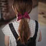 Baby Tied Bow, Burgundy