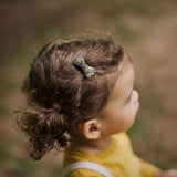 Itty Bitty Bow, Liberty Muted Yellow Floral