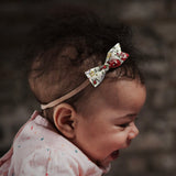 Petal Bow, Liberty of London Red/Cream Floral