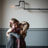 Embroidered Ribbon Bar Clips in Black, set of 2