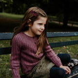 Petal Bow, Burgundy
