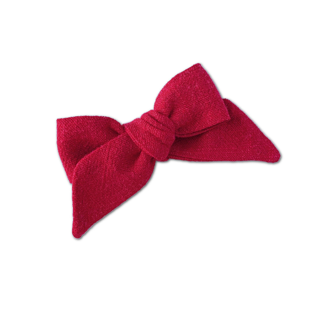 Baby Tied Bow, Red