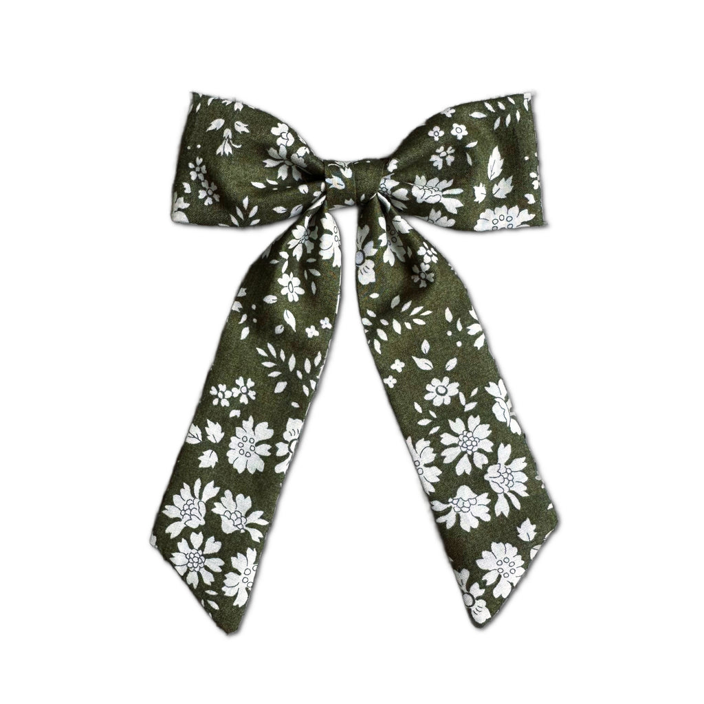 Classic Bow, Liberty of London Olive Floral