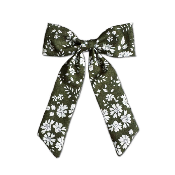 Classic Bow, Liberty of London Olive Floral