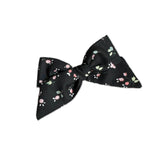 Baby Tied Bow, Liberty of London Black/Pink Floral