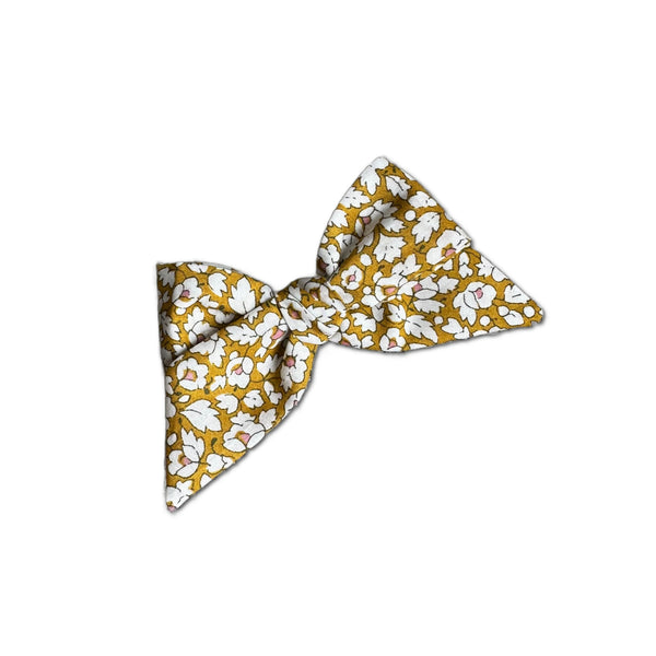 Baby Tied Bow, Liberty of London Mustard Floral
