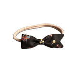 Petal Bow, Liberty of London Brown Floral