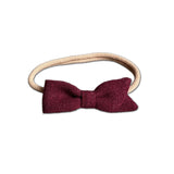 Petal Bow, Burgundy
