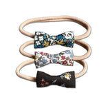Itty Bitty Bow, Liberty of London Blue Floral