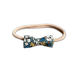 Itty Bitty Bow, Liberty of London Blue Floral