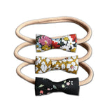 Itty Bitty Bow, Liberty of London Mustard Floral