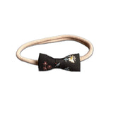 Itty Bitty Bow, Liberty of London Brown Floral