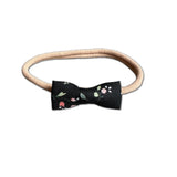 Itty Bitty Bow, Liberty of London Black/Pink Floral