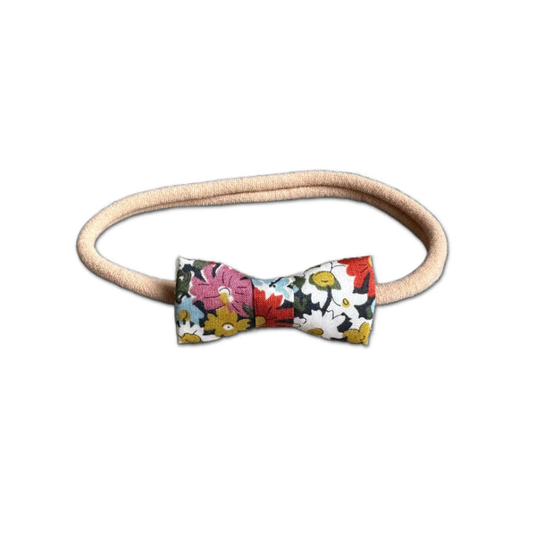 Itty Bitty Bow, Liberty of London Pink Daisies