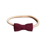 Itty Bitty Bow, Burgundy