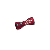 Itty Bitty Bow, Liberty Burgundy Floral