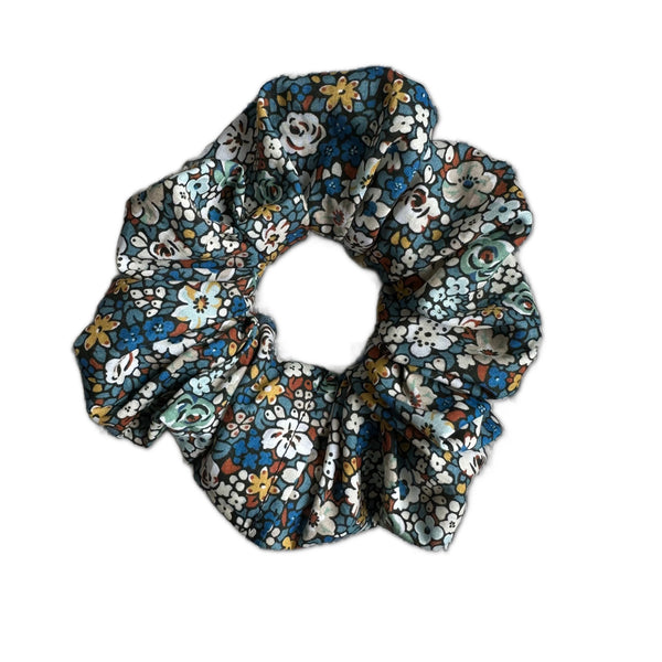 NEW! Scrunchie, Liberty Blue Floral