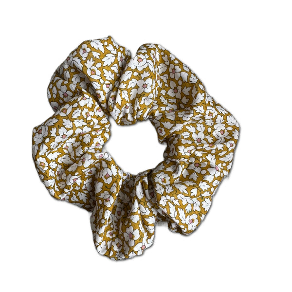 NEW! Scrunchie, Liberty Mustard Floral