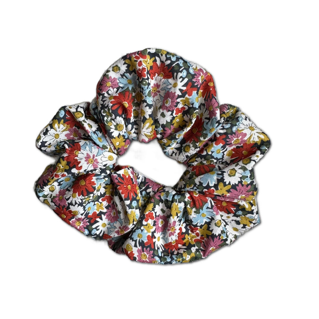 NEW! Scrunchie, Liberty Pink Daisies