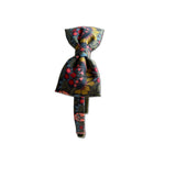 Liberty Bow Headband, Olive/Pink Floral