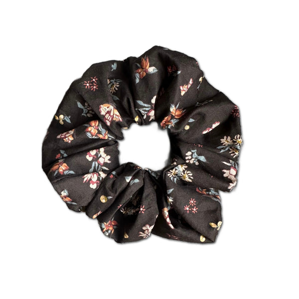NEW! Scrunchie, Liberty Brown Floral