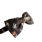 Liberty Bow Headband, Brown Floral