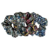 Scrunchies, Liberty of London Blue/Olive Florals Bundle Set