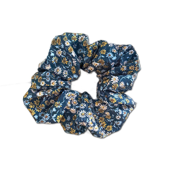 Scrunchie, Liberty Blue/Yellow Daisies