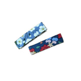 Liberty Bar Clips, Blue Florals