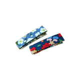 Liberty Bar Clips, Blue Florals