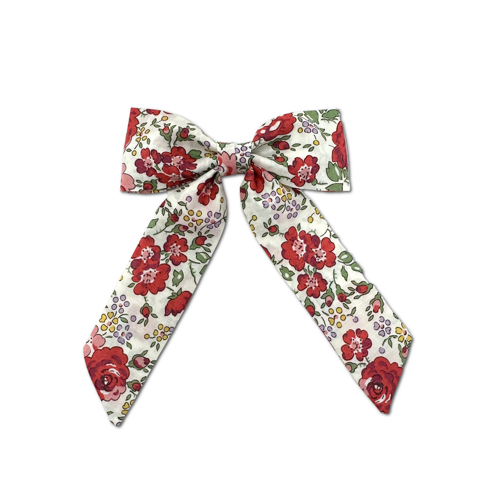 Classic Bow, Liberty Red/Cream Floral