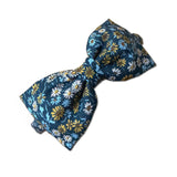 Liberty of London Bow Headband, Blue/Yellow Daisies
