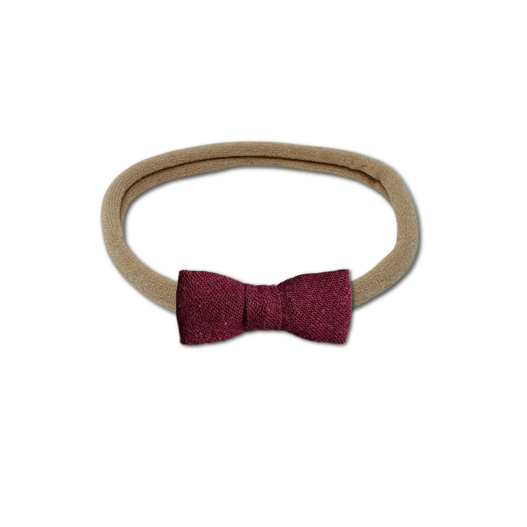 Itty Bitty Bow, Burgundy